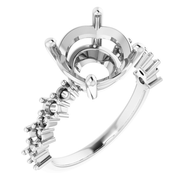 Accented Engagement Ring