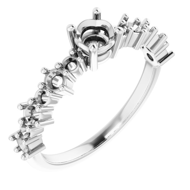 Accented Engagement Ring