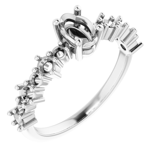Accented Engagement Ring