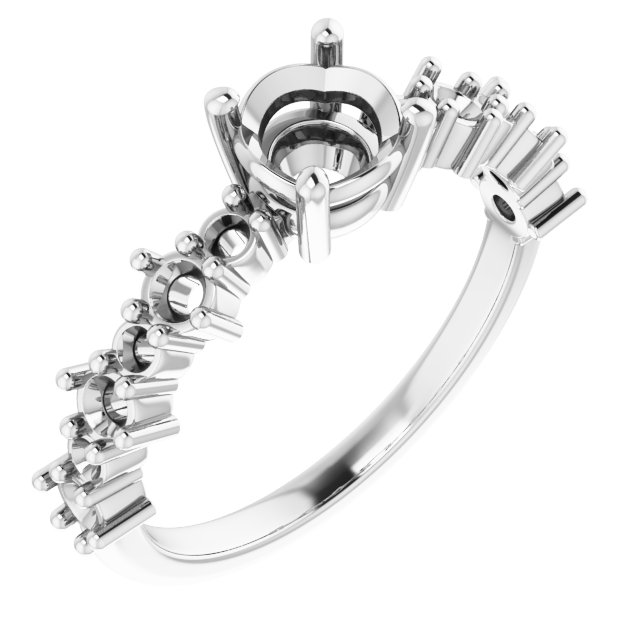 Accented Engagement Ring