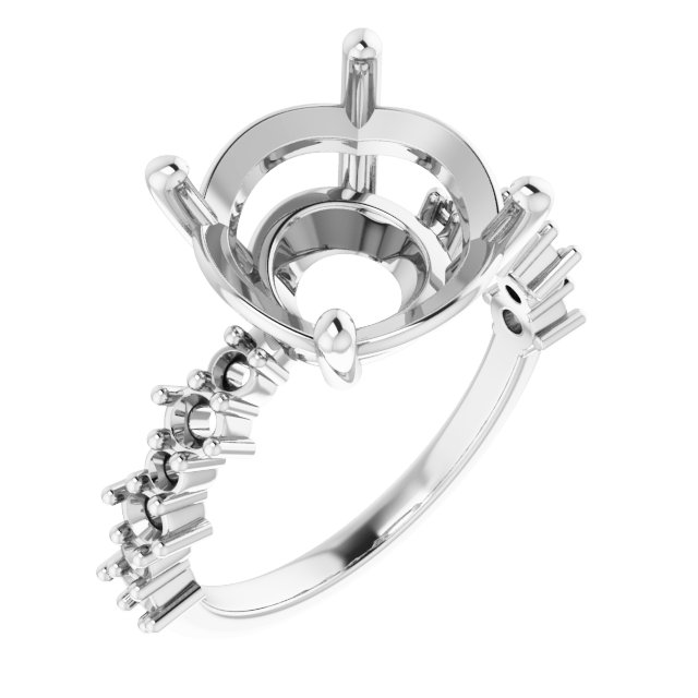Accented Engagement Ring