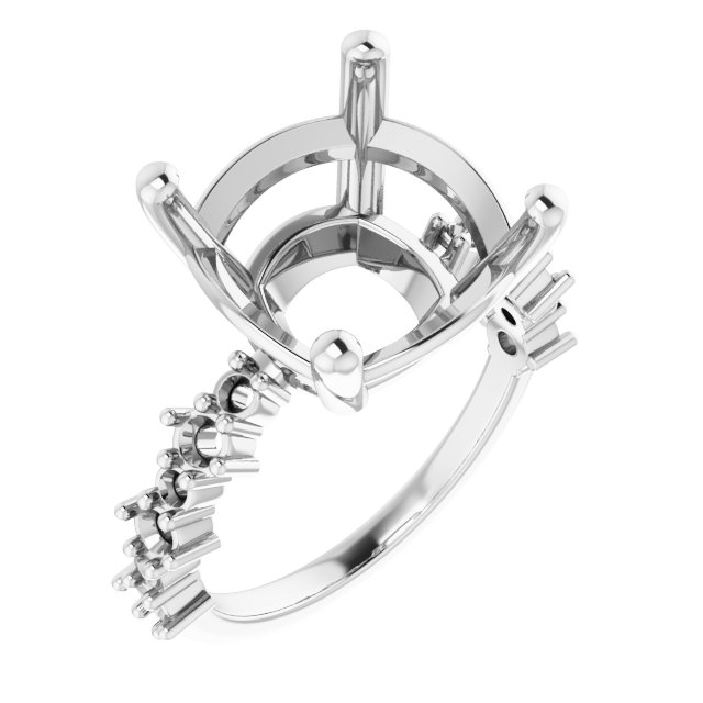 Accented Engagement Ring