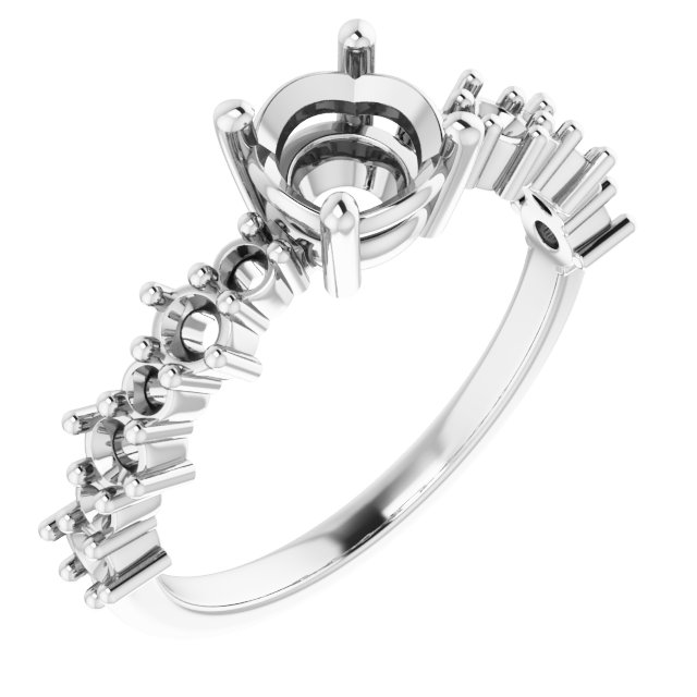 Accented Engagement Ring