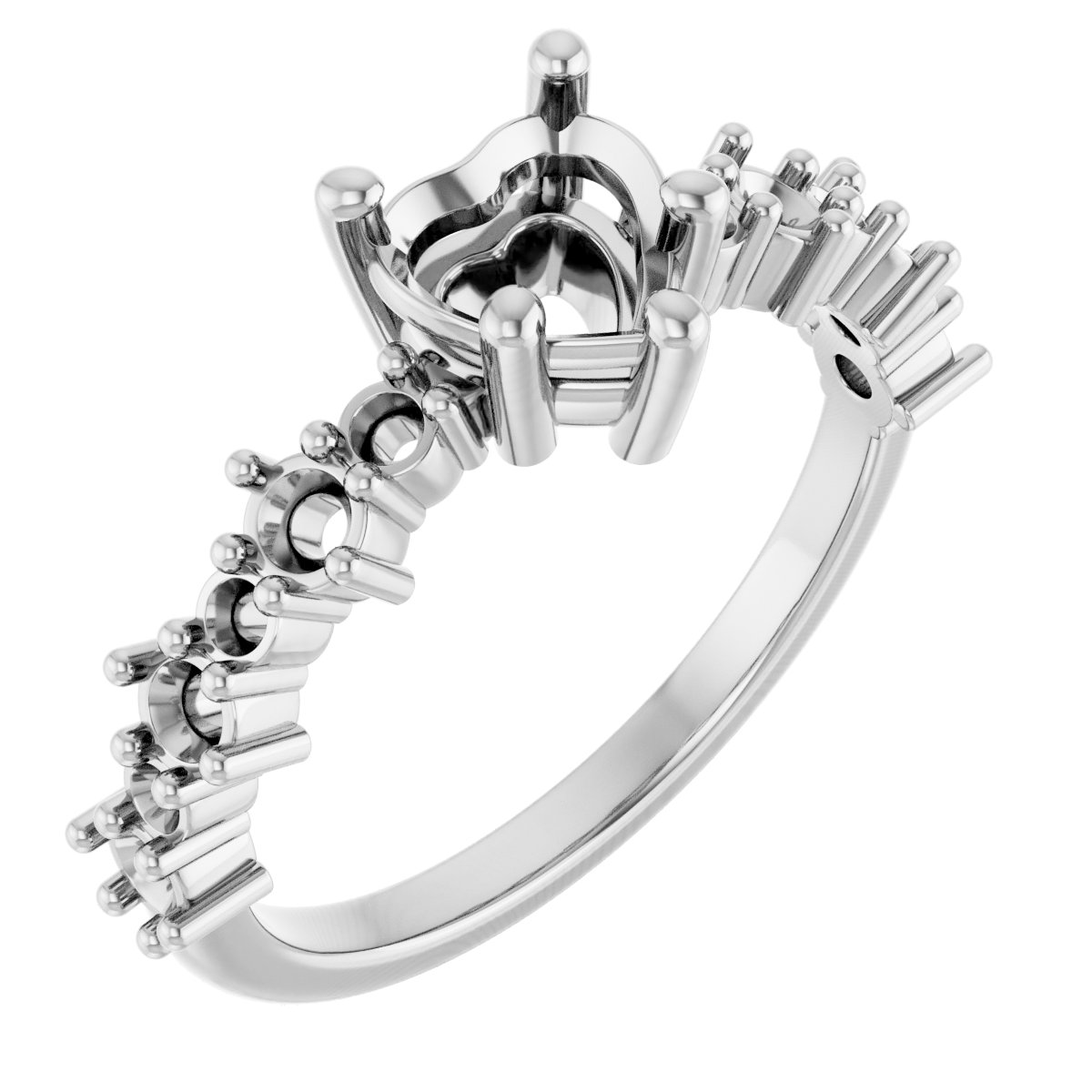 Accented Engagement Ring