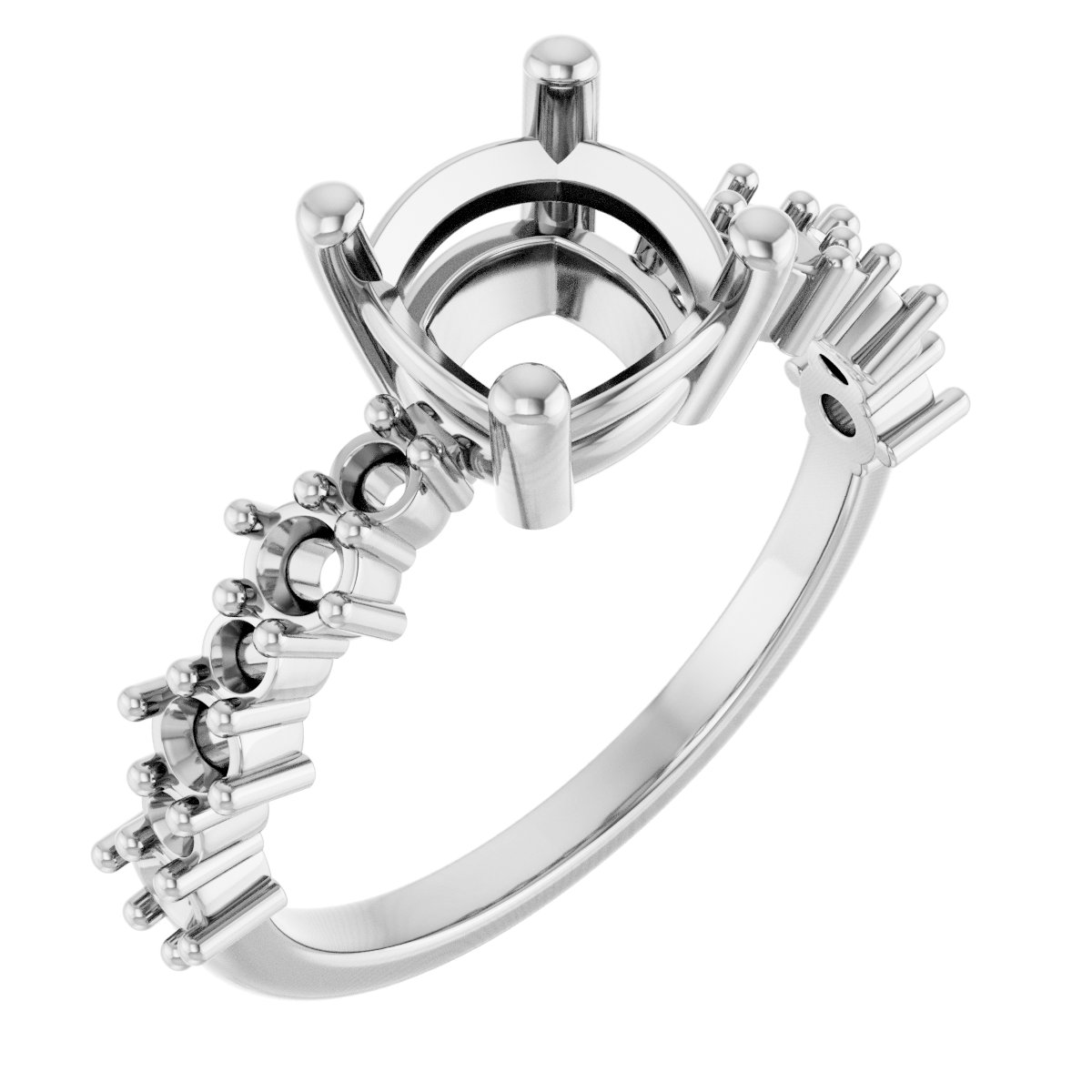 Accented Engagement Ring