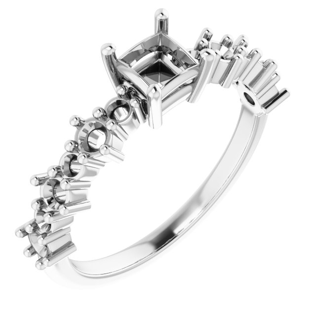 Accented Engagement Ring