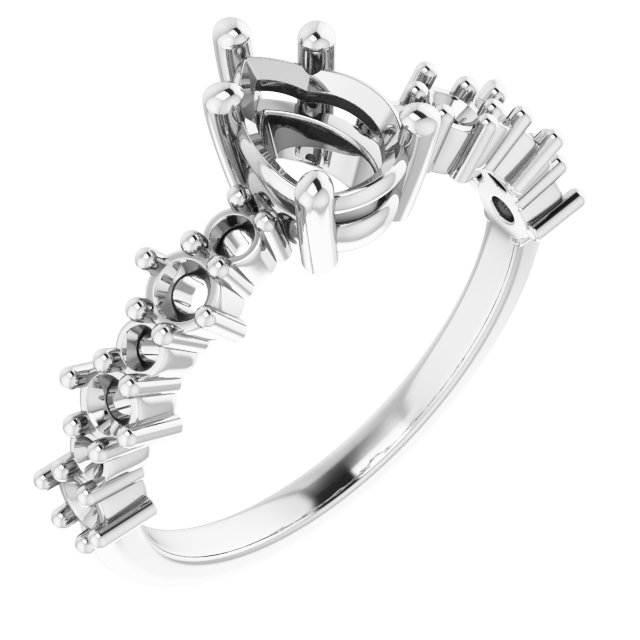 Accented Engagement Ring