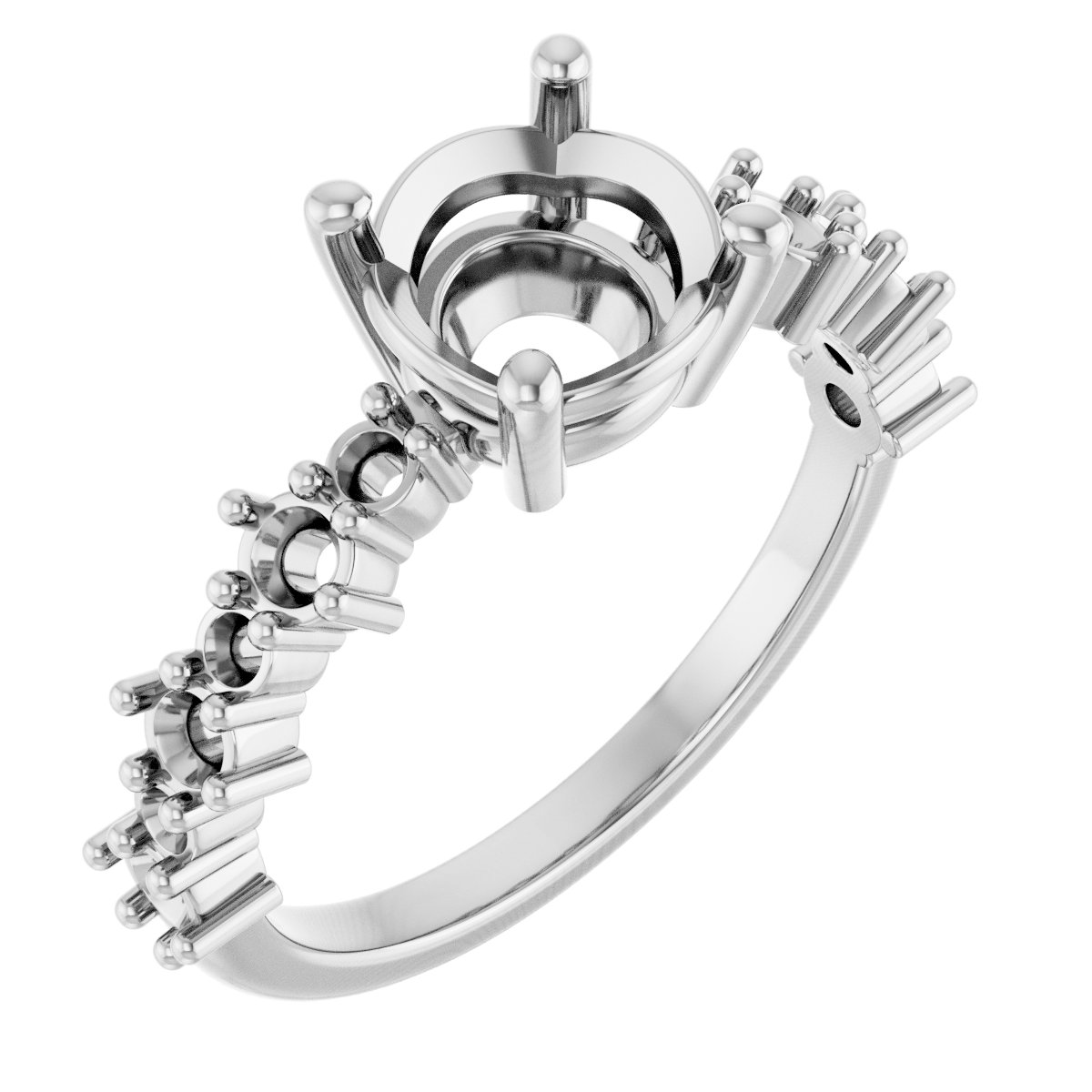 Accented Engagement Ring