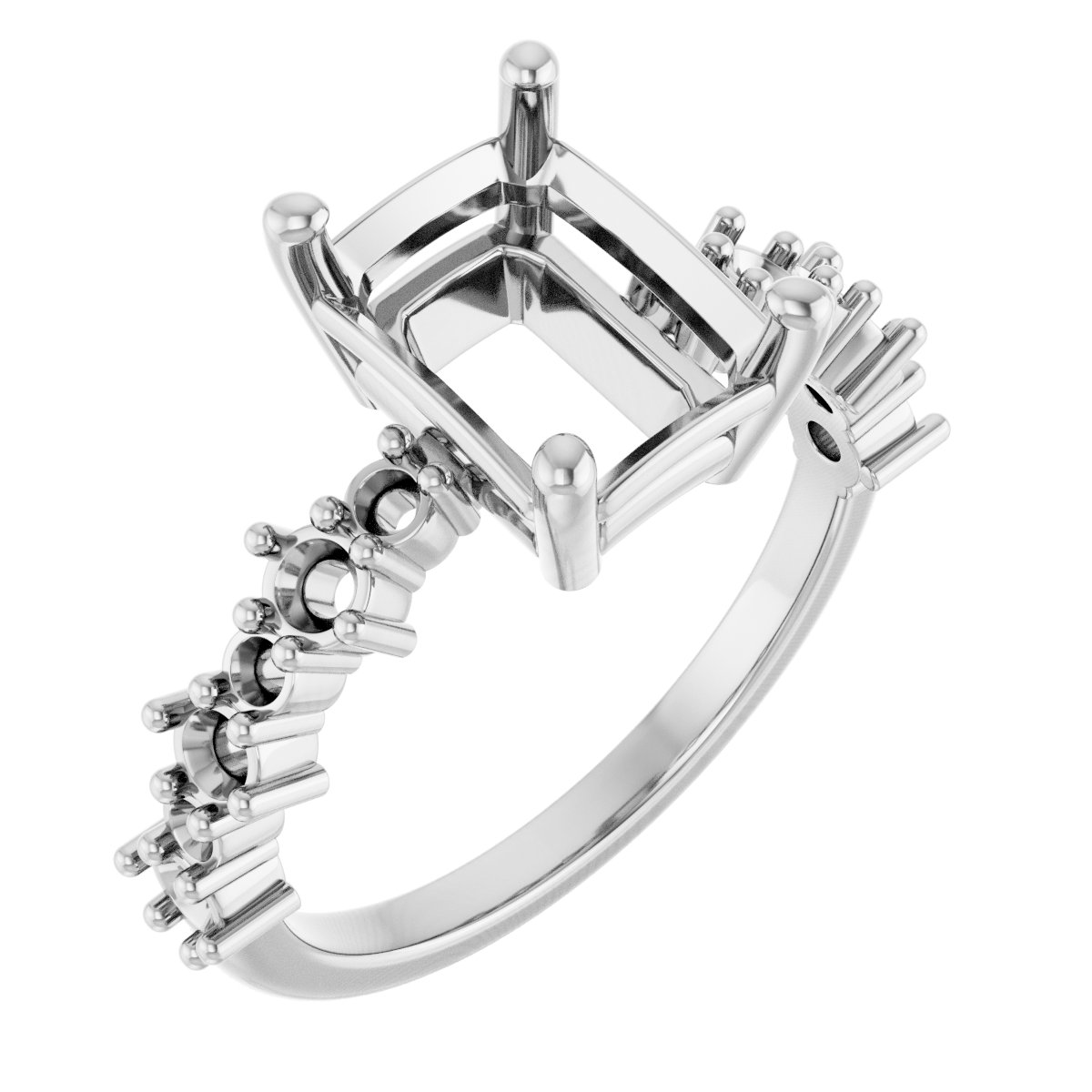Accented Engagement Ring