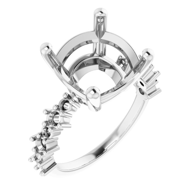 Accented Engagement Ring