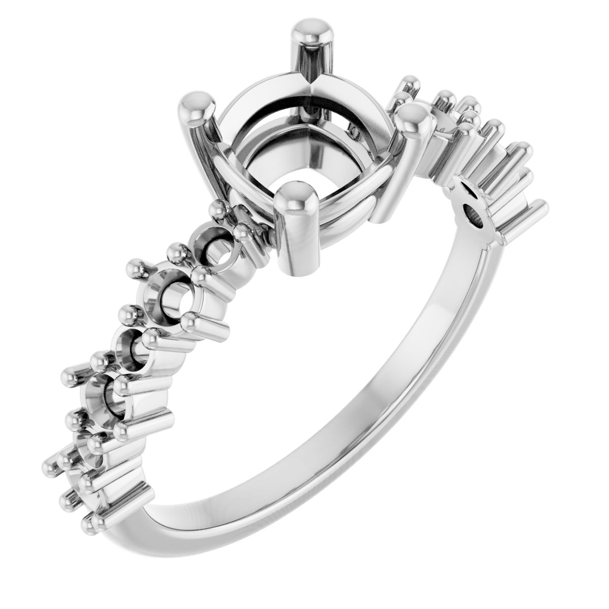 Accented Engagement Ring