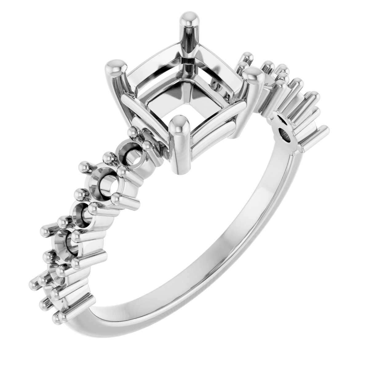 Accented Engagement Ring