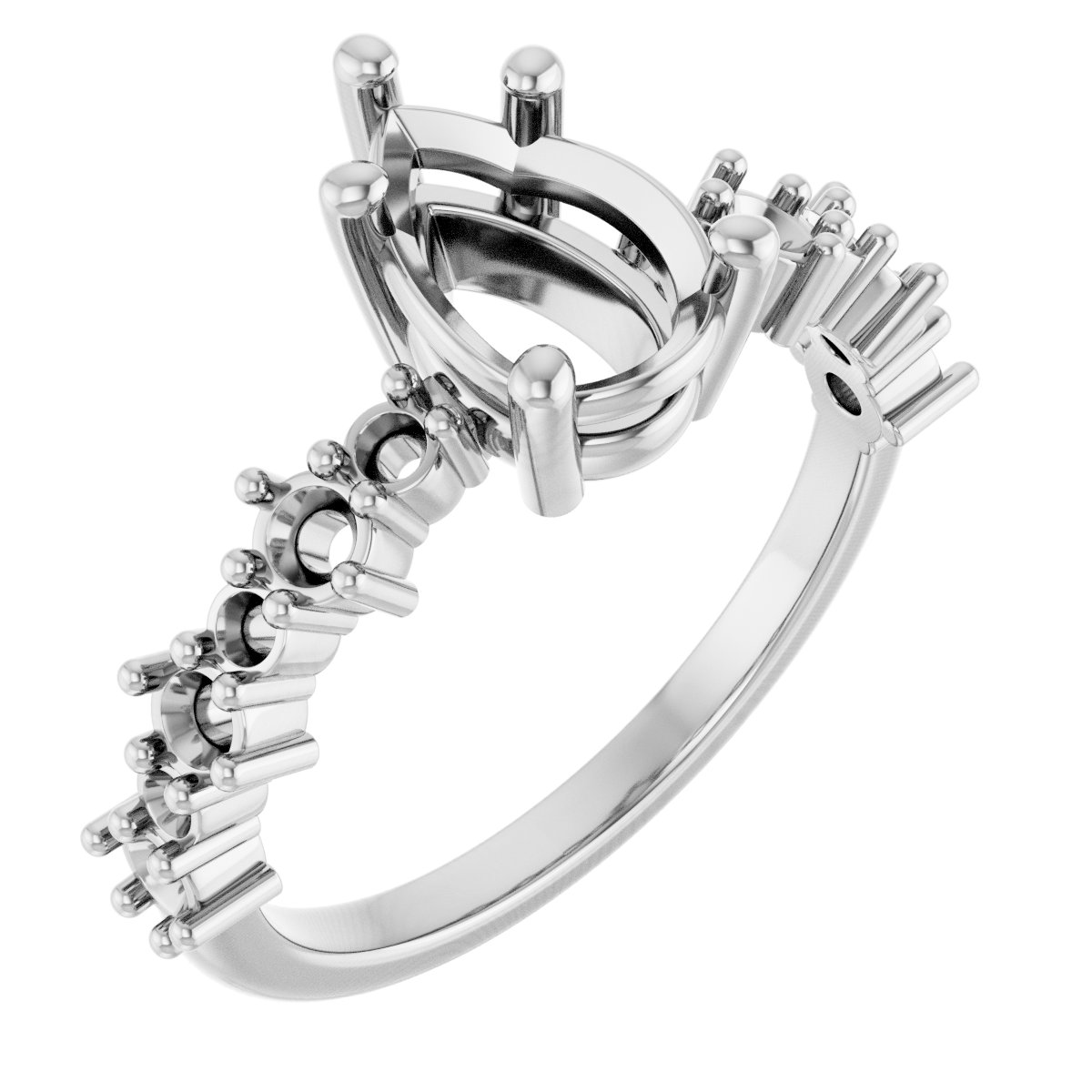 Accented Engagement Ring