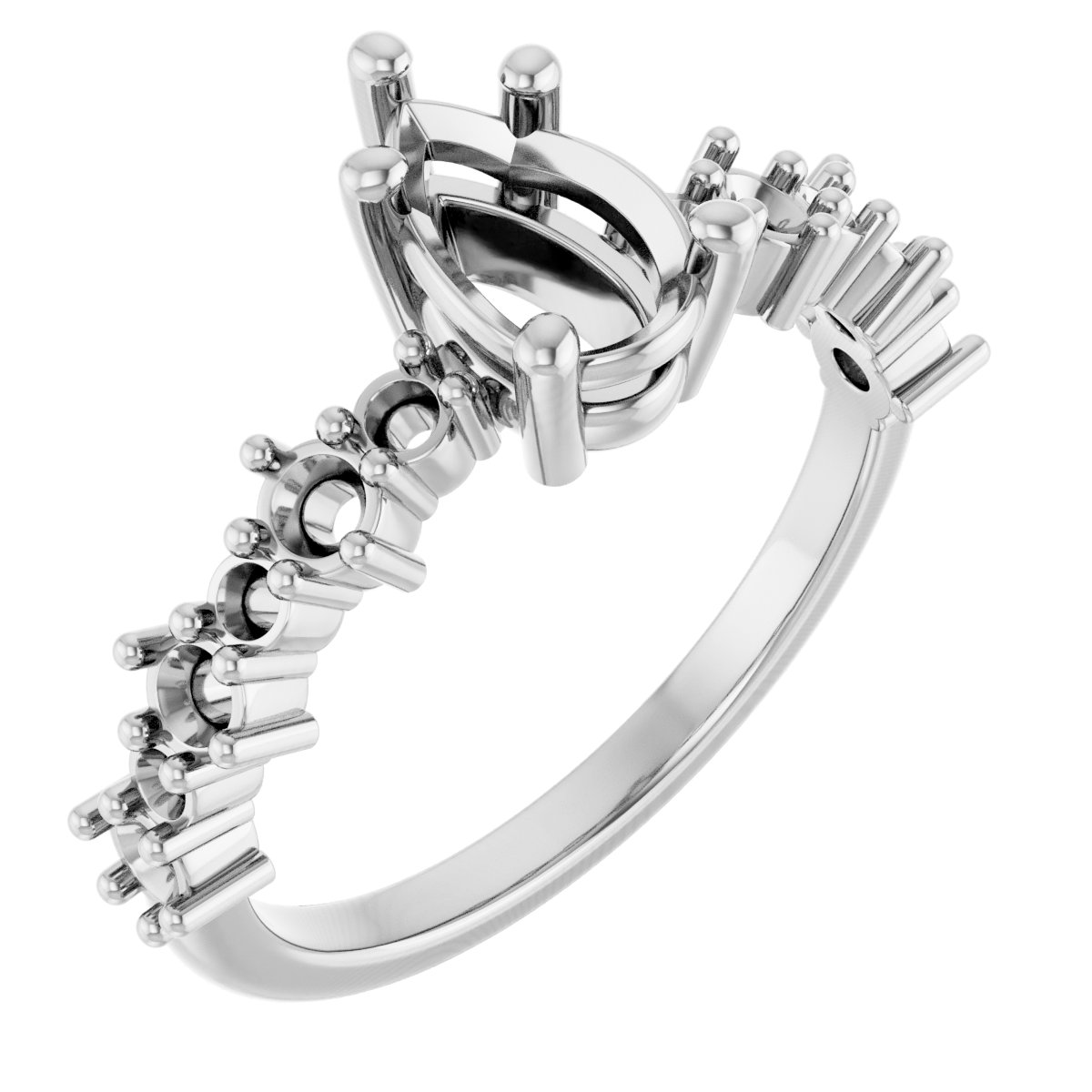 Accented Engagement Ring