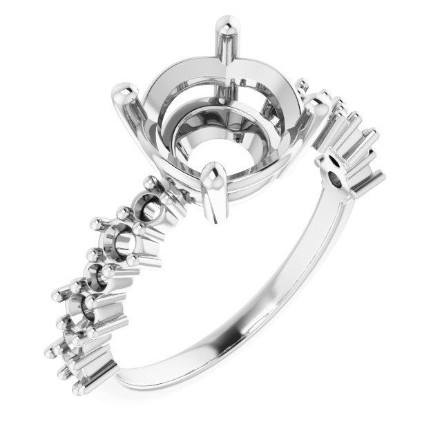 Accented Engagement Ring