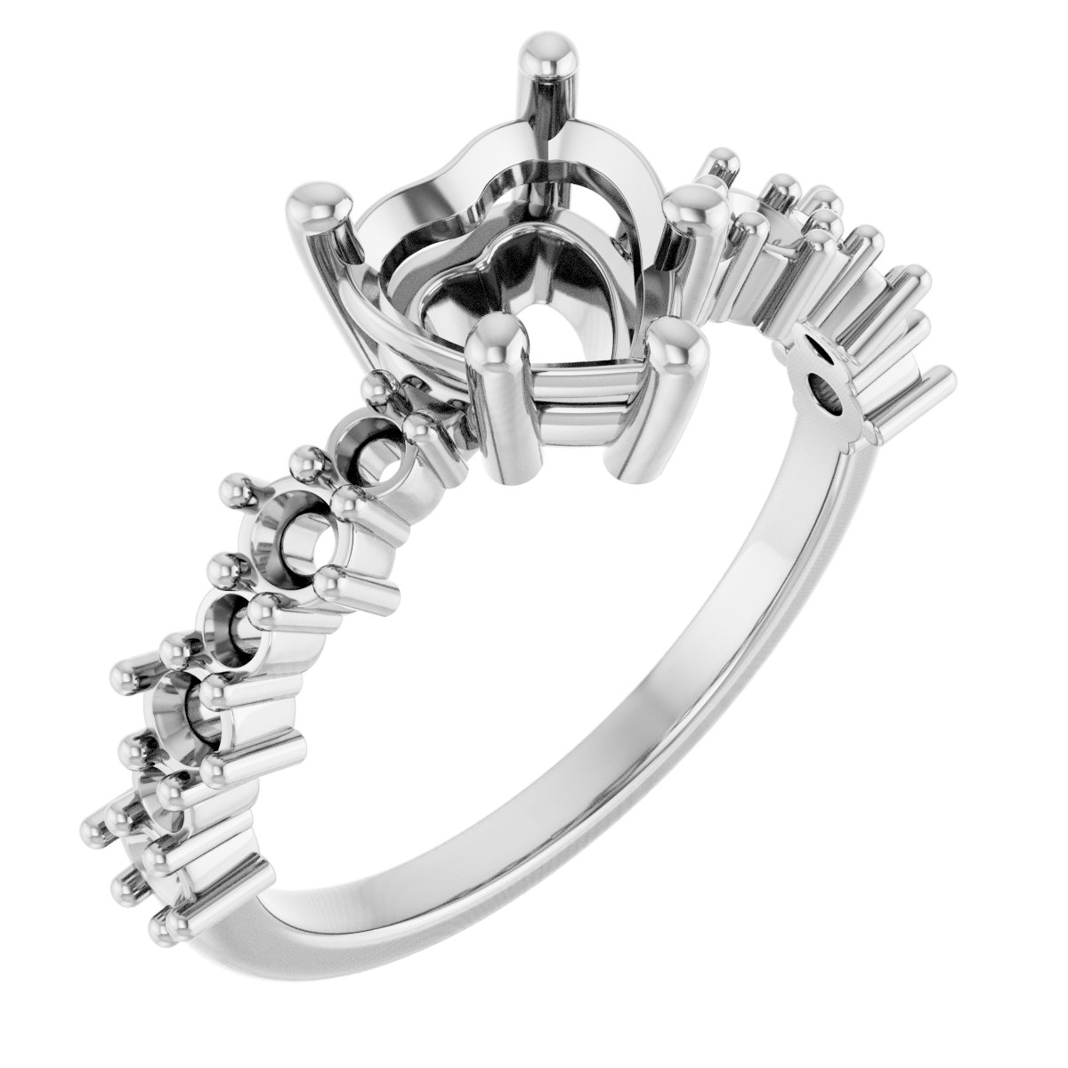 Accented Engagement Ring