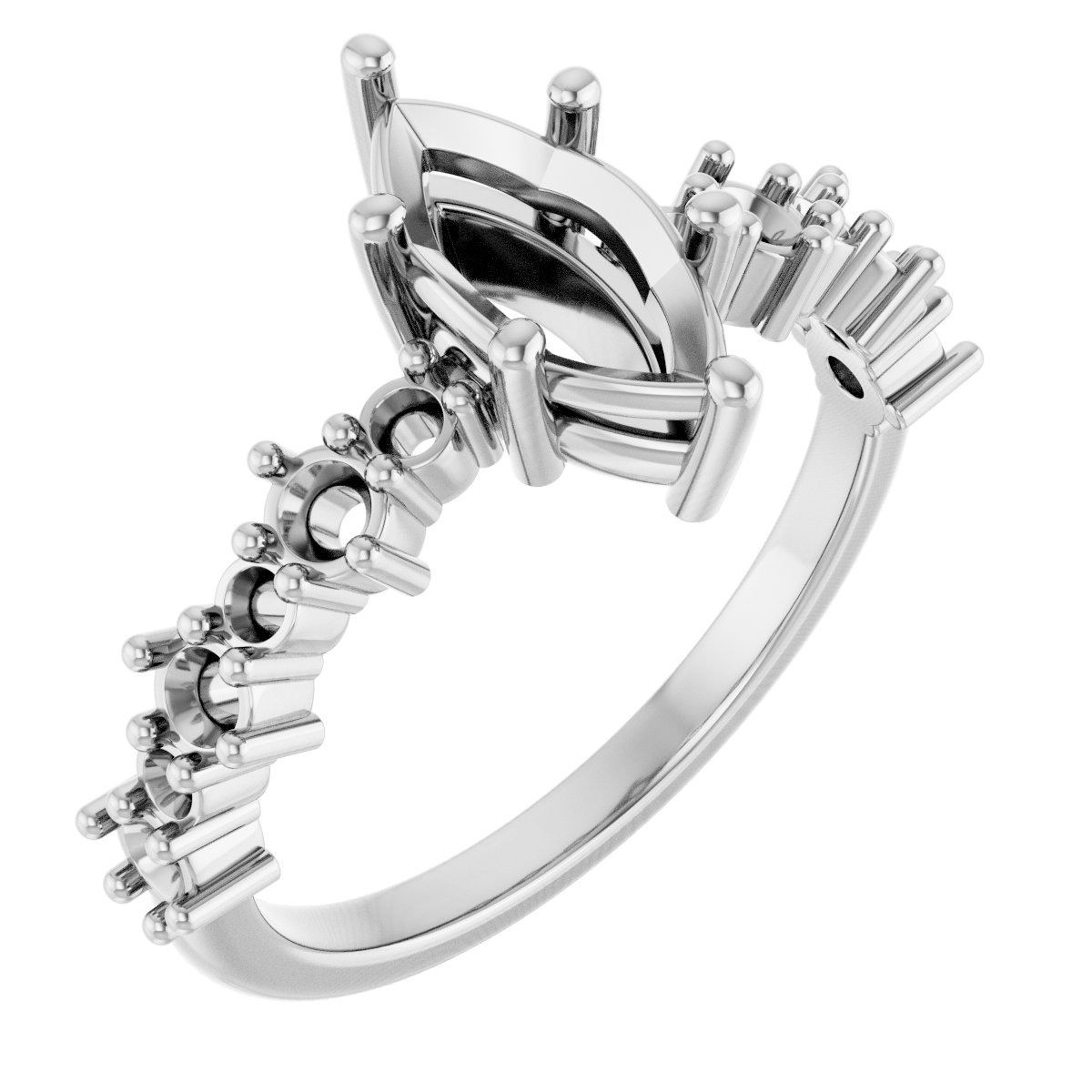 Accented Engagement Ring