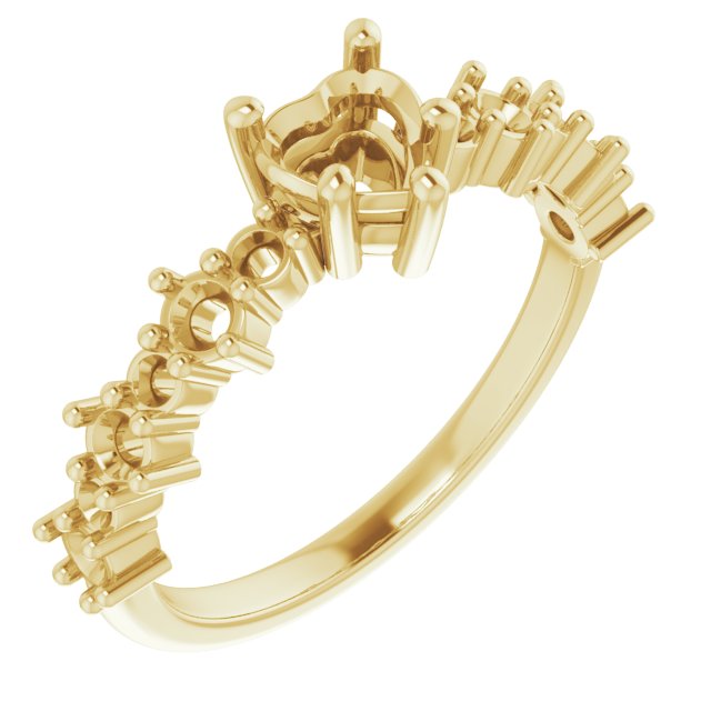 Accented Engagement Ring