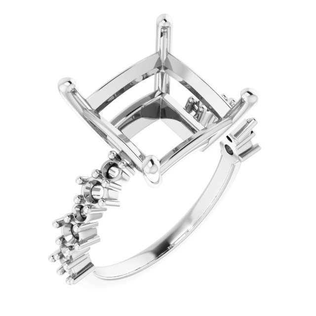 Accented Engagement Ring
