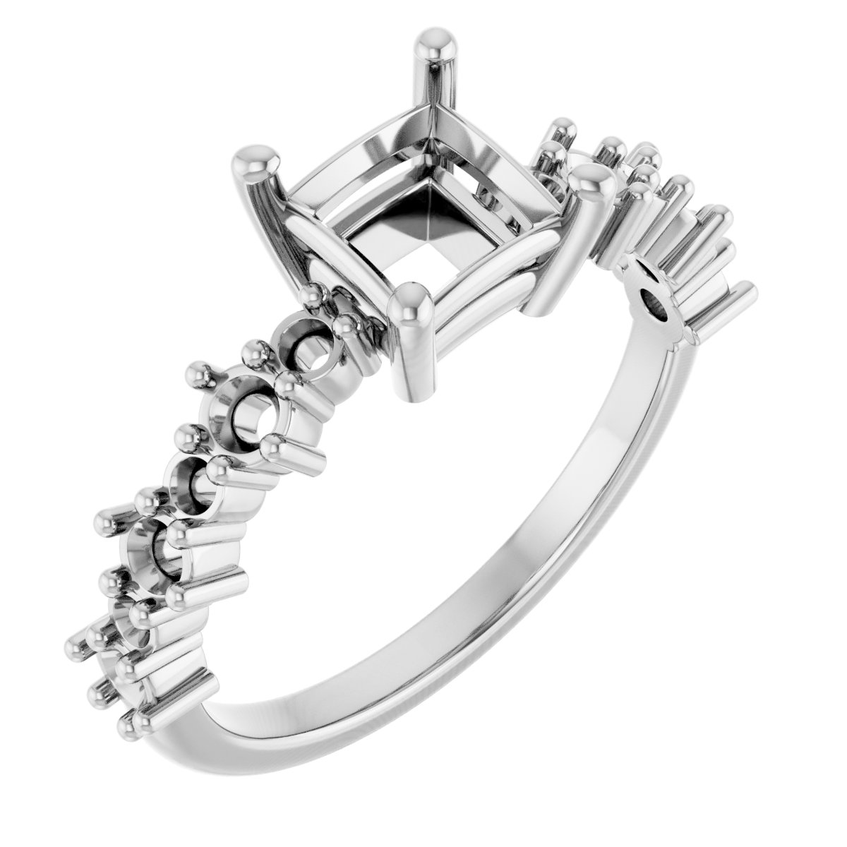 Accented Engagement Ring