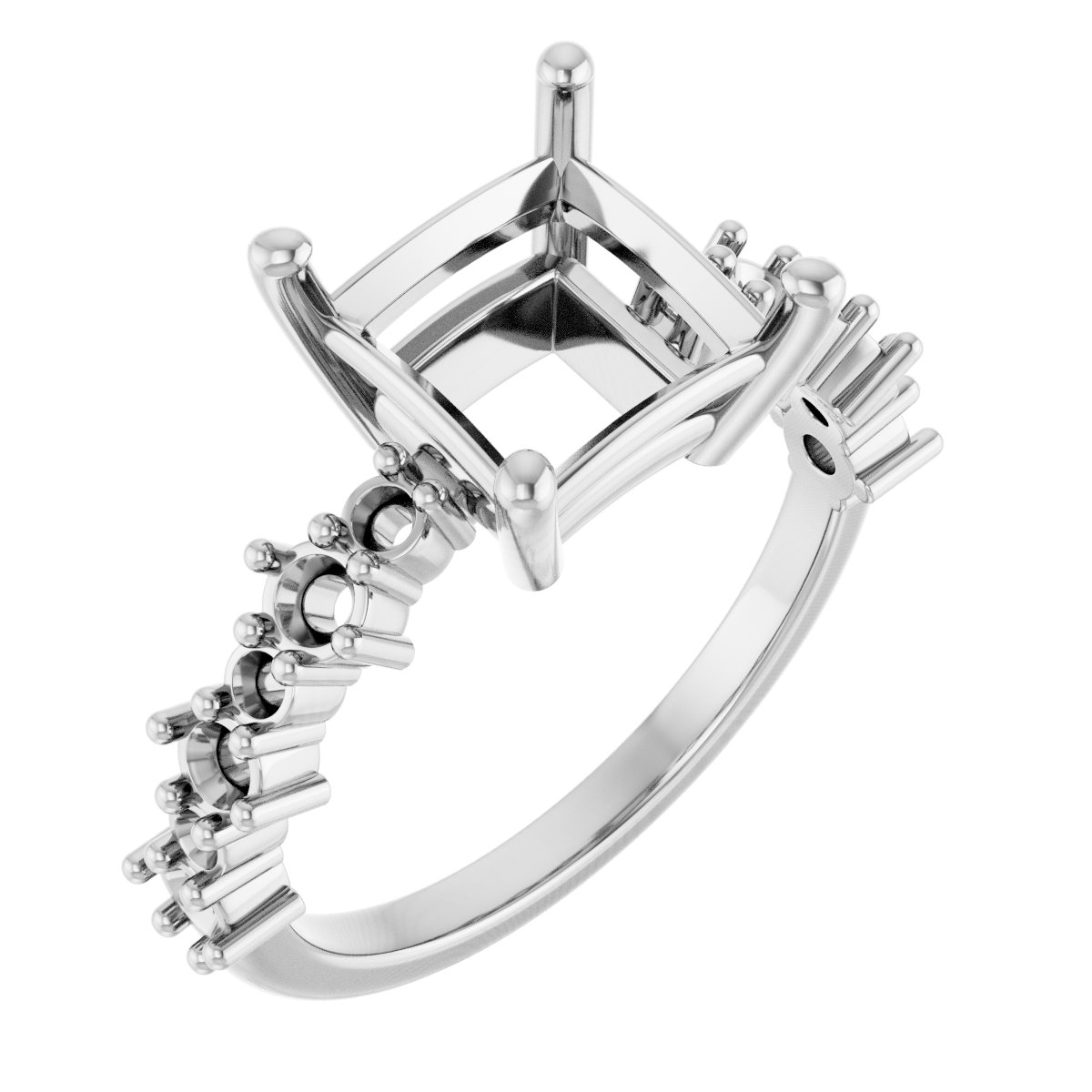 Accented Engagement Ring