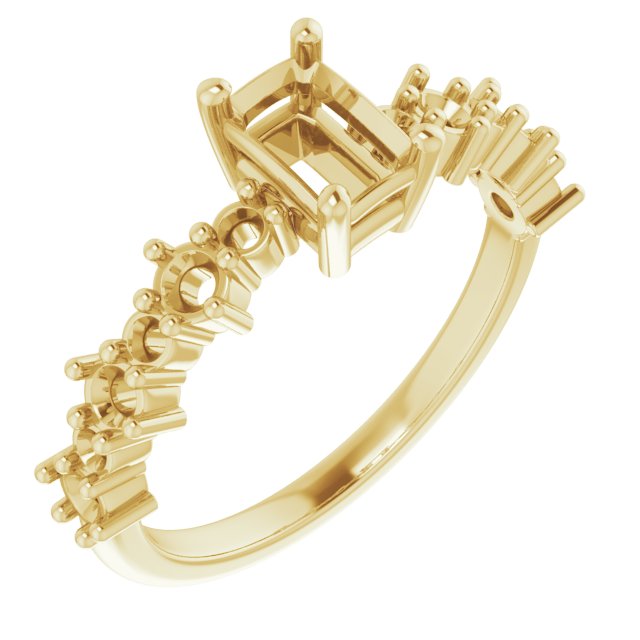 Accented Engagement Ring
