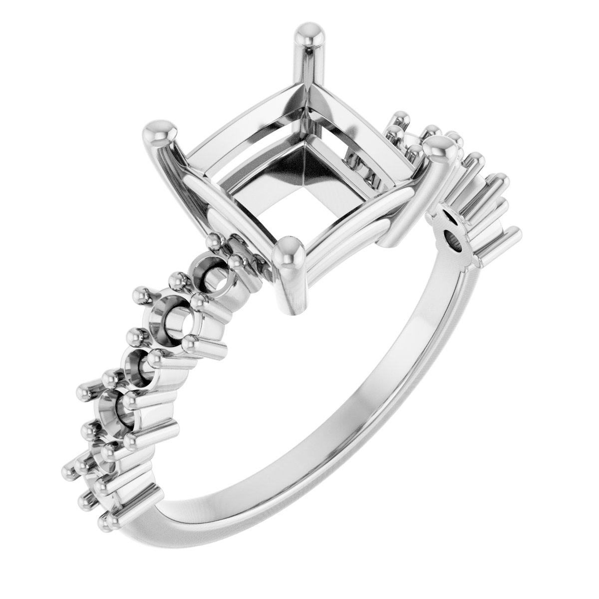 Accented Engagement Ring