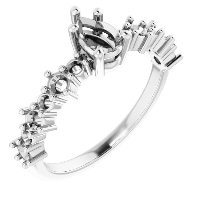 Accented Engagement Ring