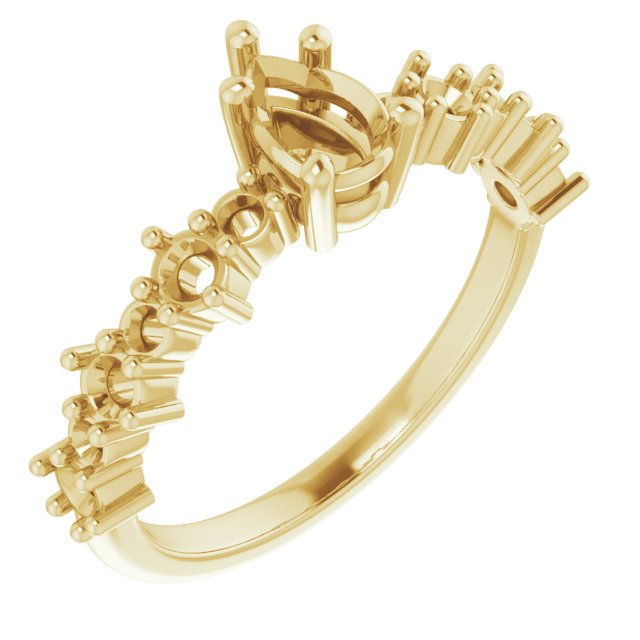 Accented Engagement Ring