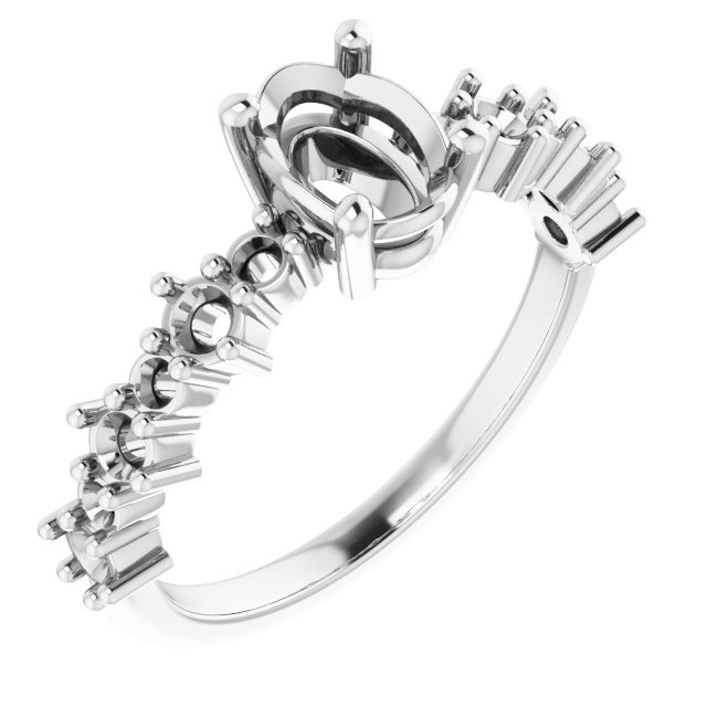 Accented Engagement Ring