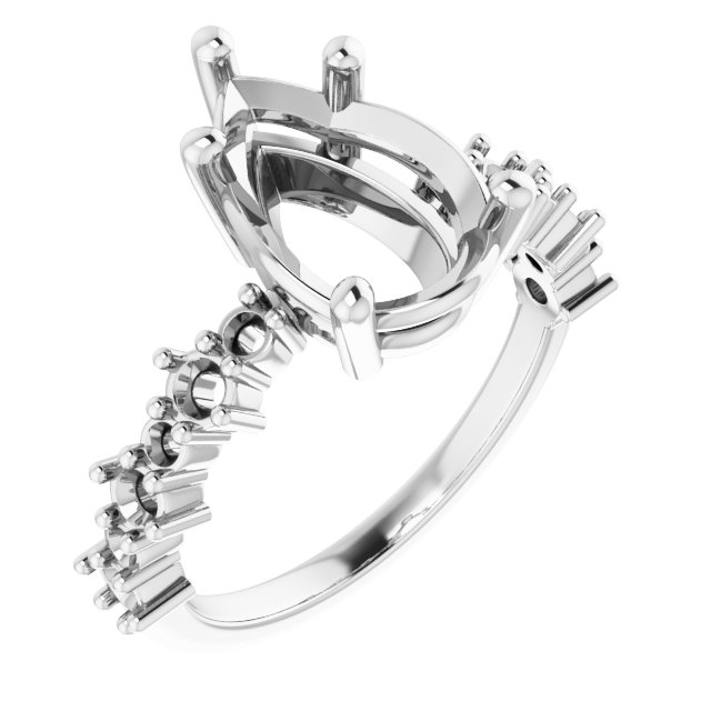 Accented Engagement Ring