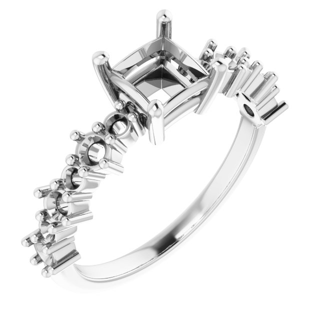 Accented Engagement Ring