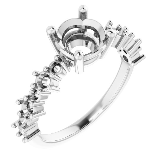Accented Engagement Ring