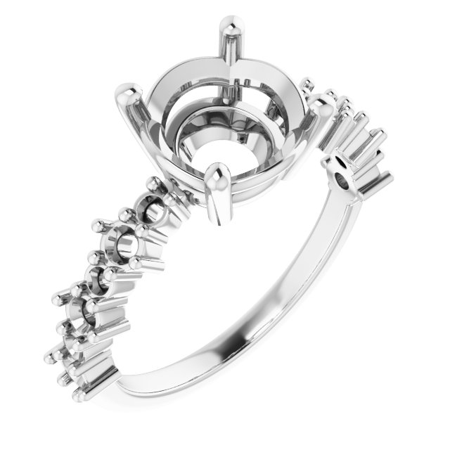 Accented Engagement Ring
