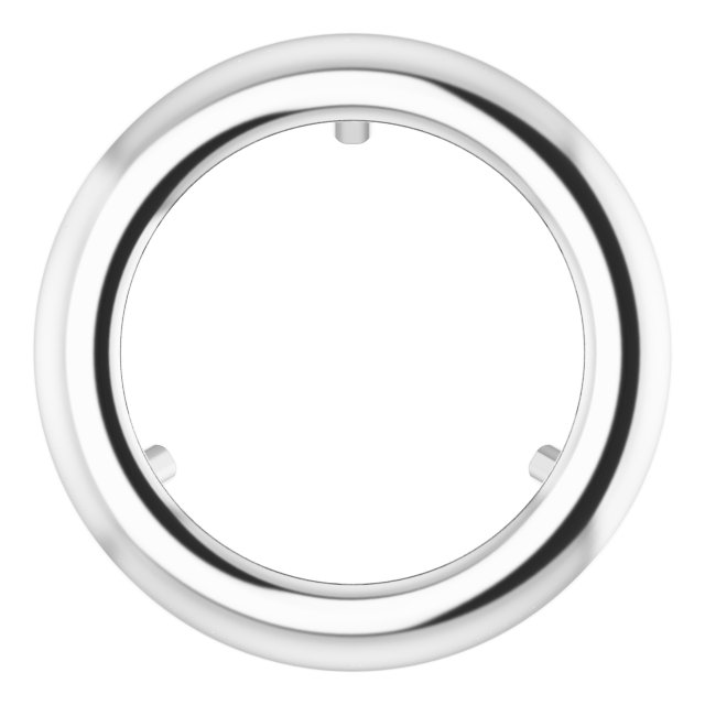 Round Back-Set Bezel Slide Pendant