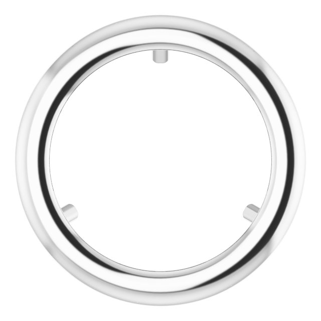 Round Back-Set Bezel Slide Pendant