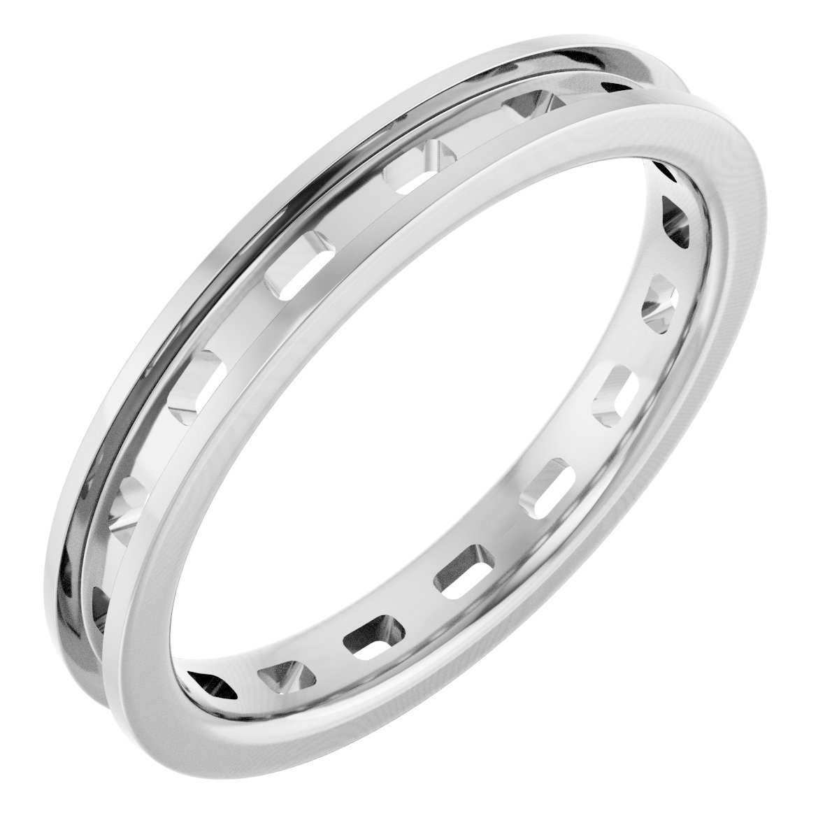 Channel-Set Eternity Band