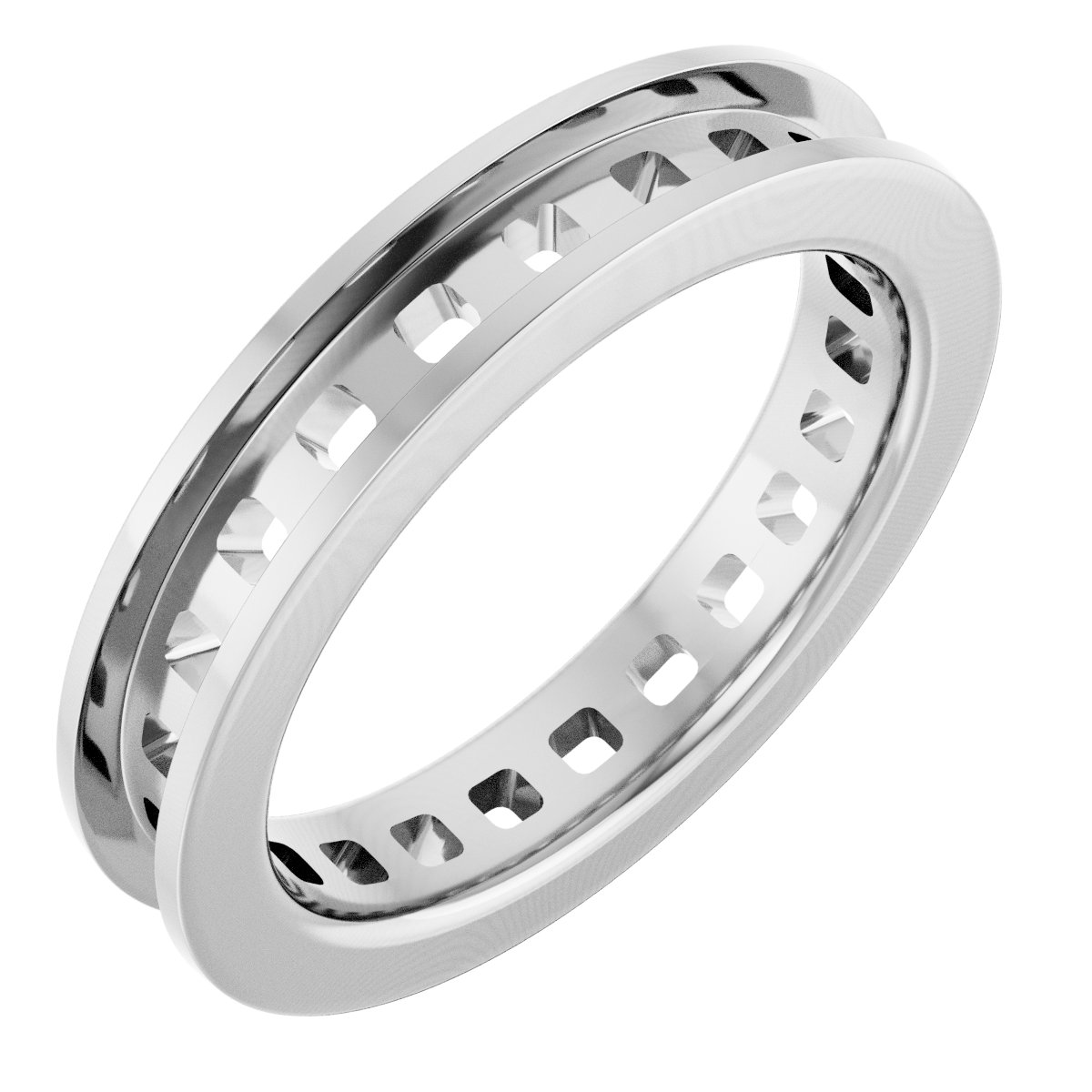 Channel-Set Eternity Band