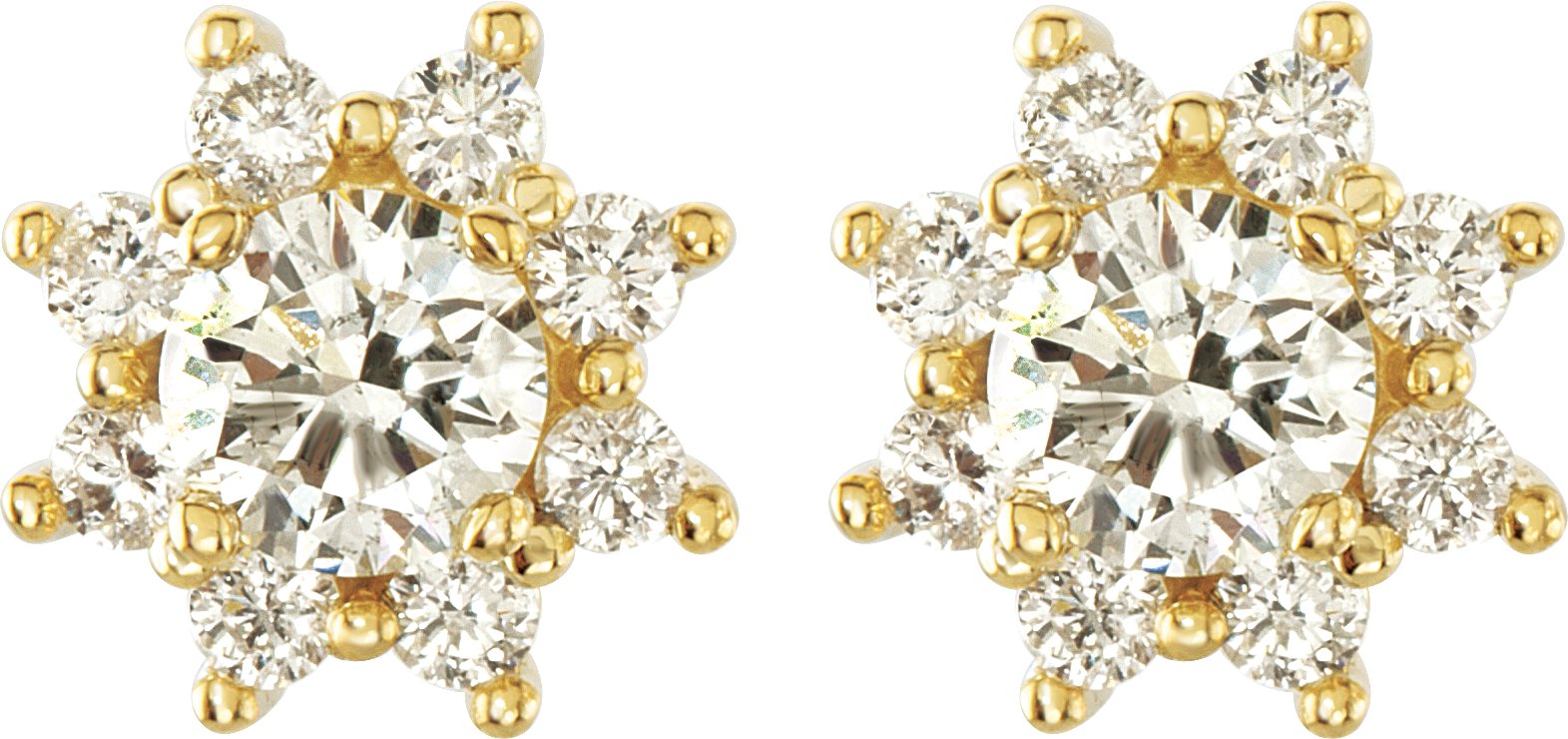 Alternative view of Cluster Earrings