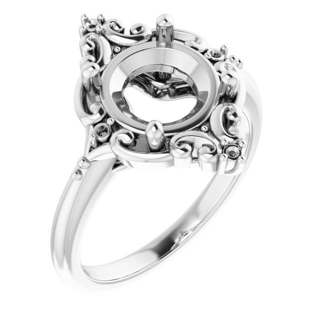 Accented Engagement Ring