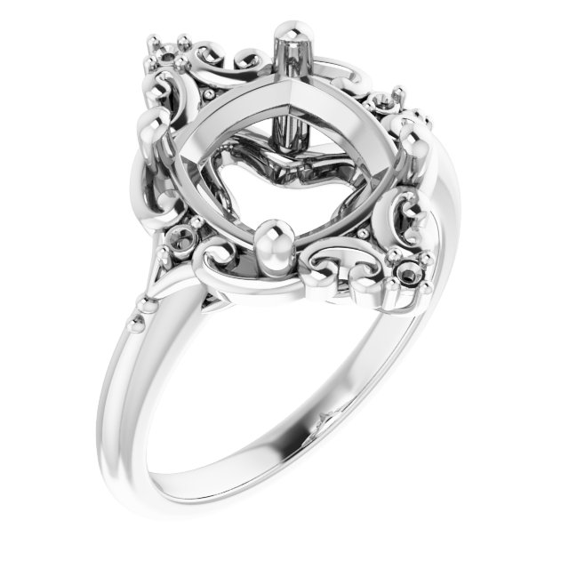 Accented Engagement Ring