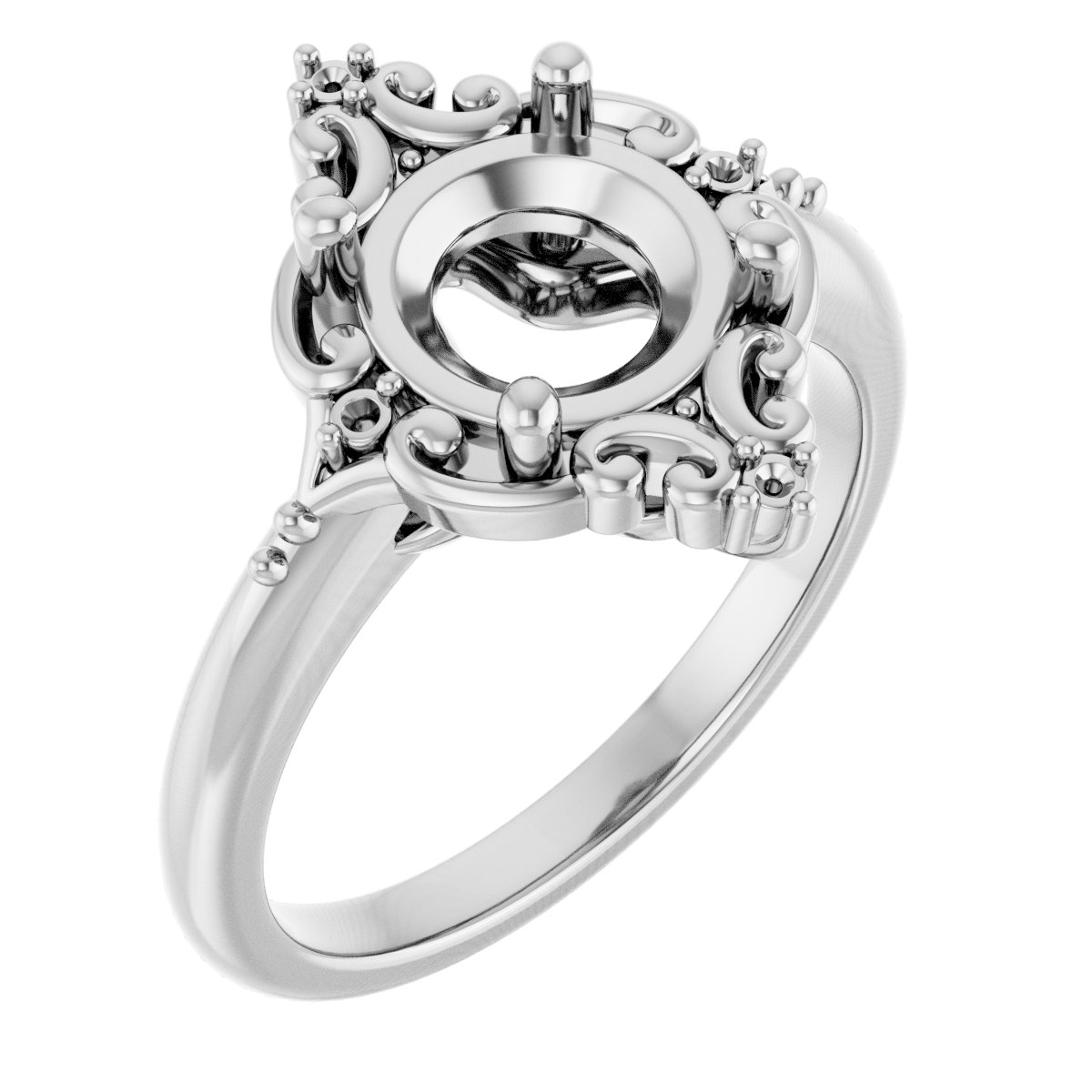 Accented Engagement Ring