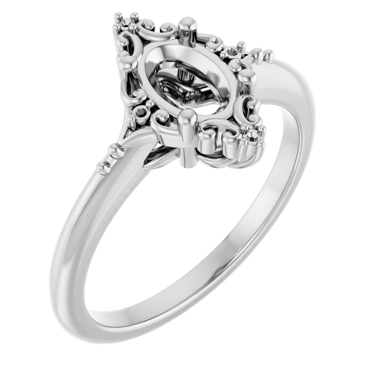 Accented Engagement Ring