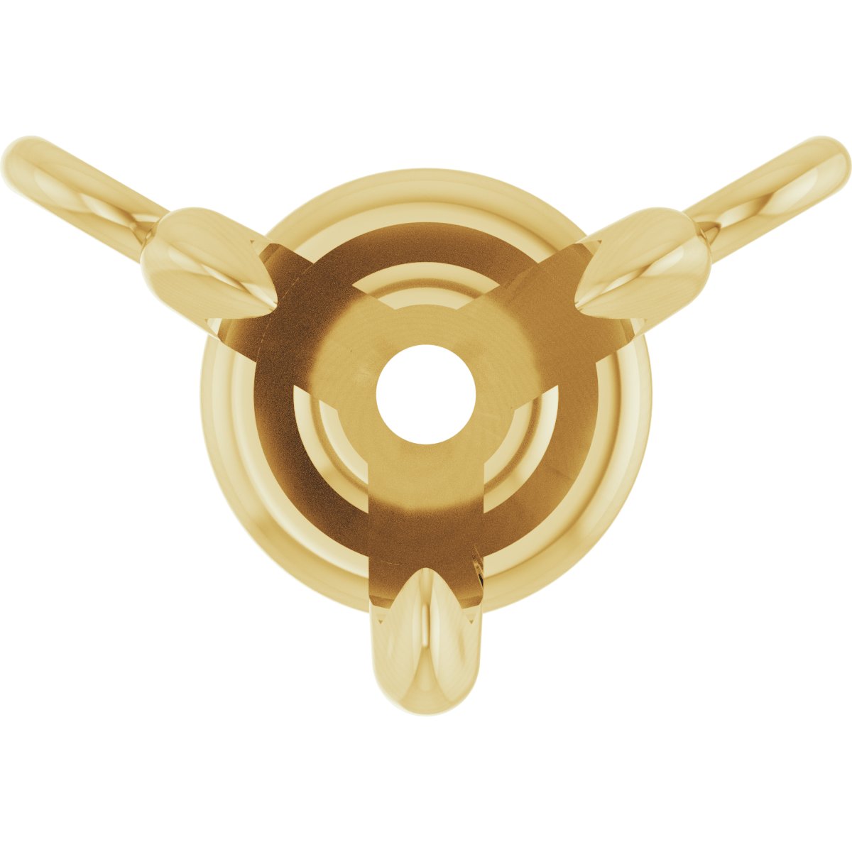 Claw-Prong Solitaire Necklace Center