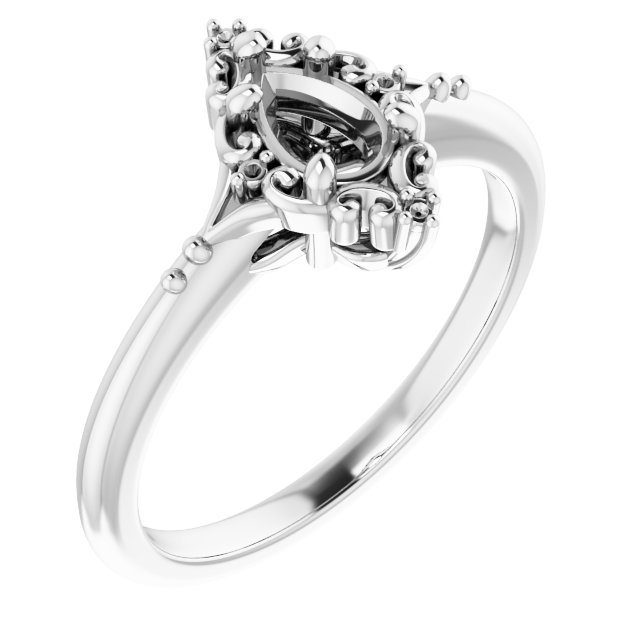 Accented Engagement Ring