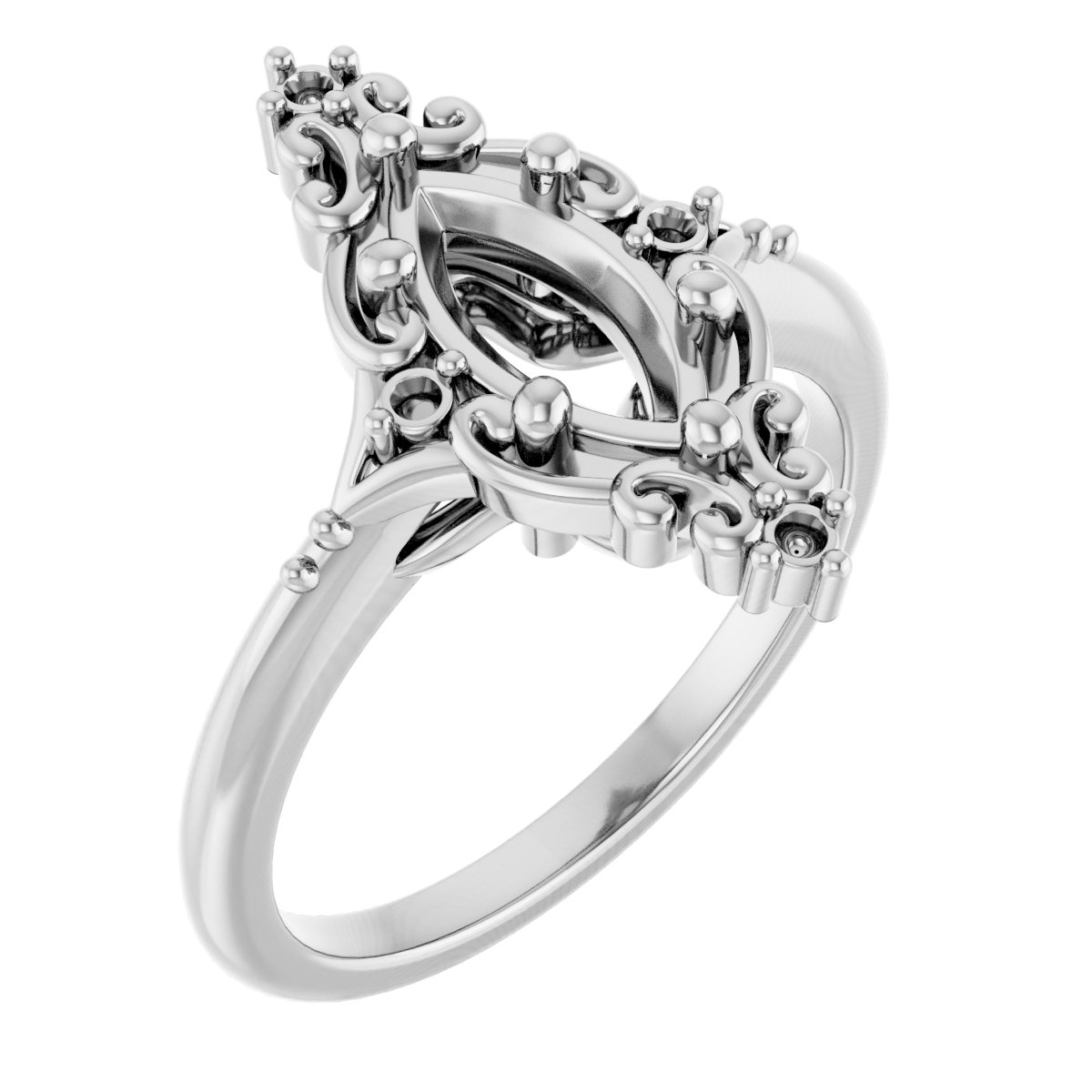 Accented Engagement Ring