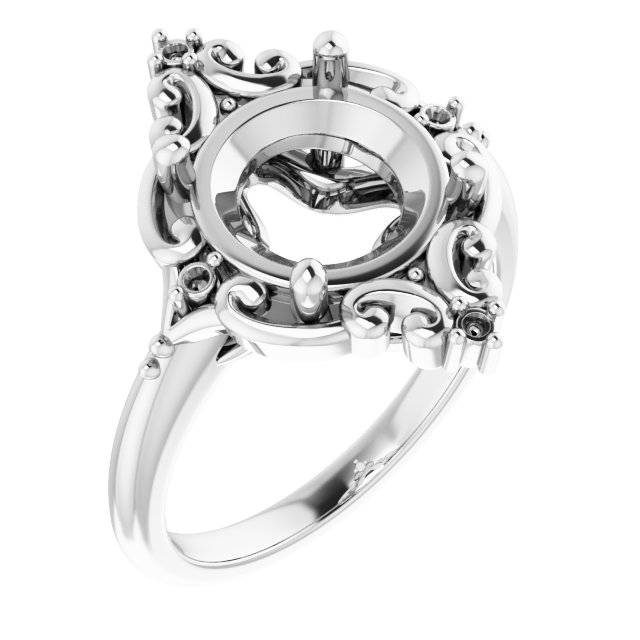 Accented Engagement Ring