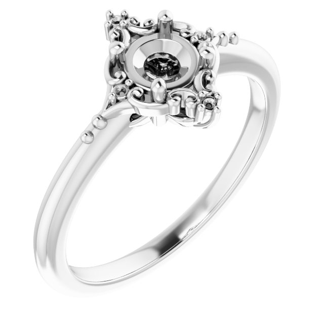 Accented Engagement Ring