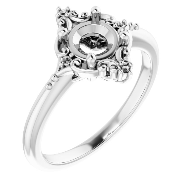 Accented Engagement Ring