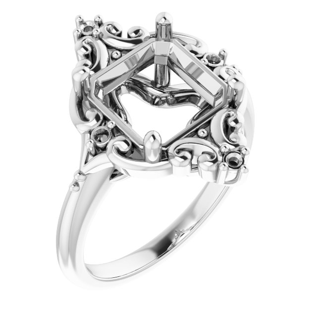 Accented Engagement Ring